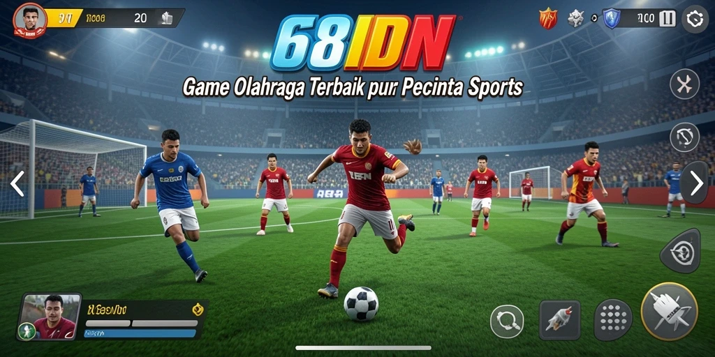 Tampilan menarik dari gameplay 68IDN yang menampilkan aksi olahraga.
