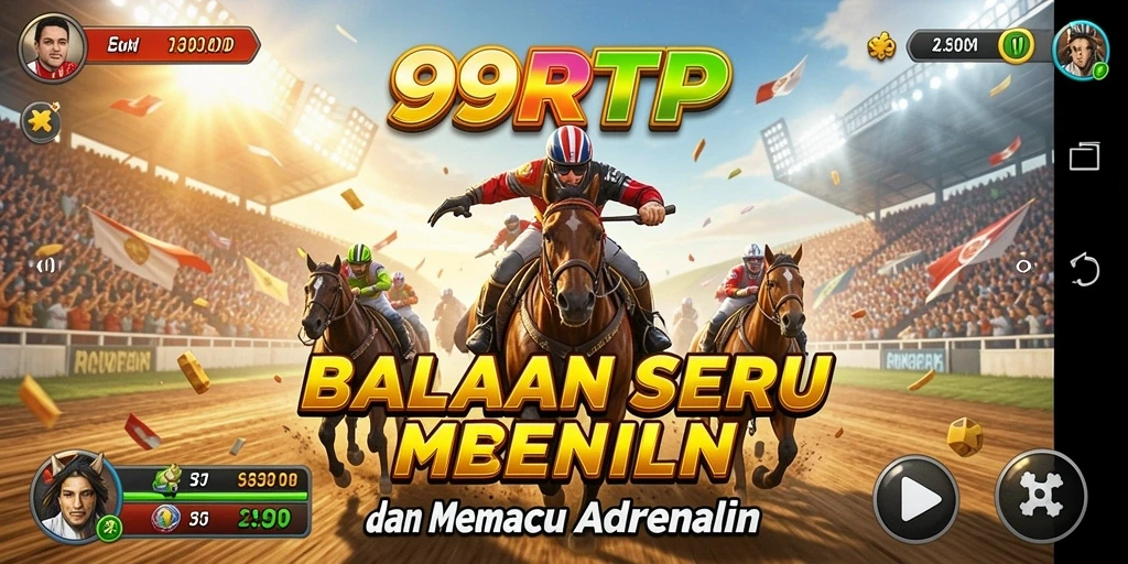 Tampilan balapan yang mendebarkan di 99RTP.