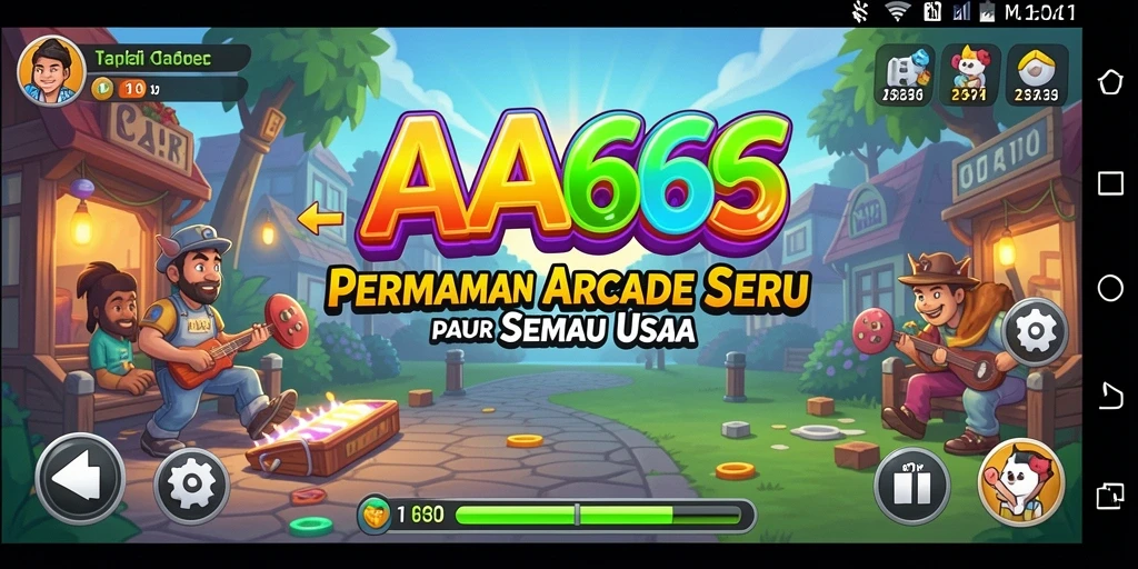 Tangkapan layar gameplay menampilkan aksi intensiv dalam AA666.