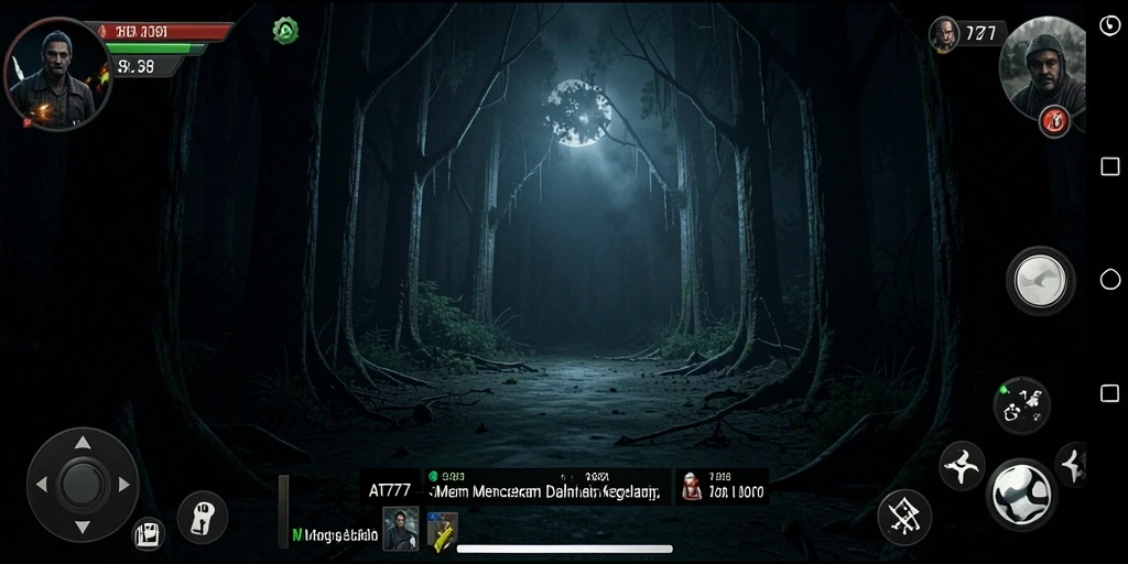 Gameplay mencekam dengan suasana yang mencekam dan menegangkan.