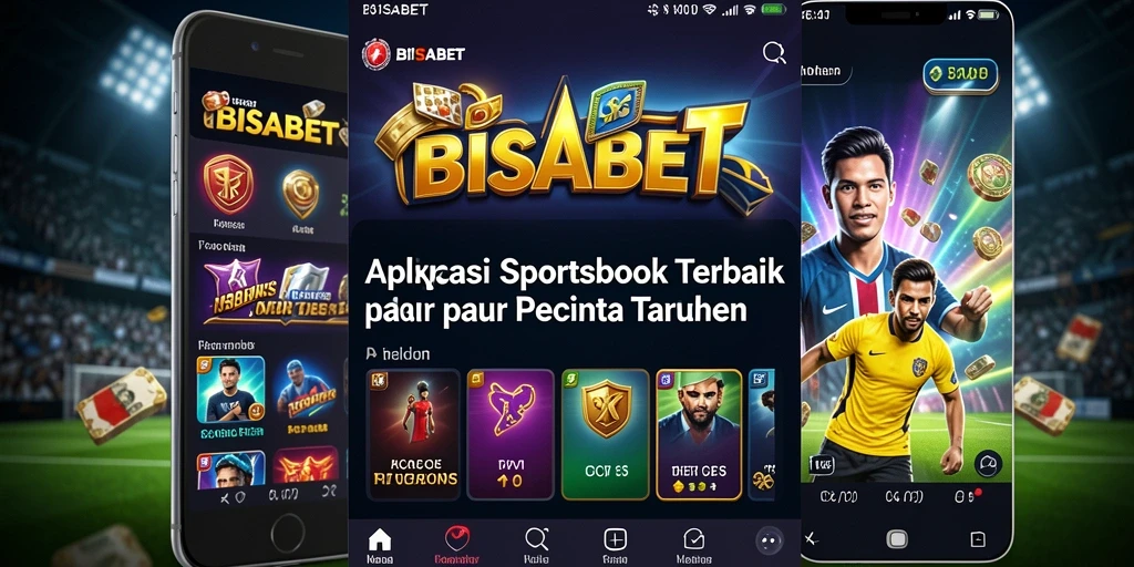 Tampilan utama BISABET dengan berbagai opsi taruhan olahraga.