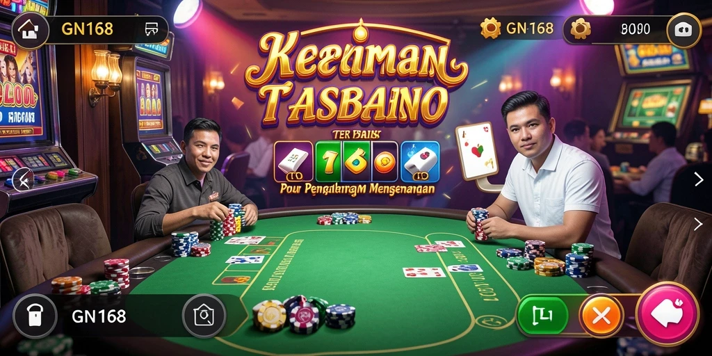 Screenshot gameplay Kasino GN168 yang menarik dan mendebarkan.