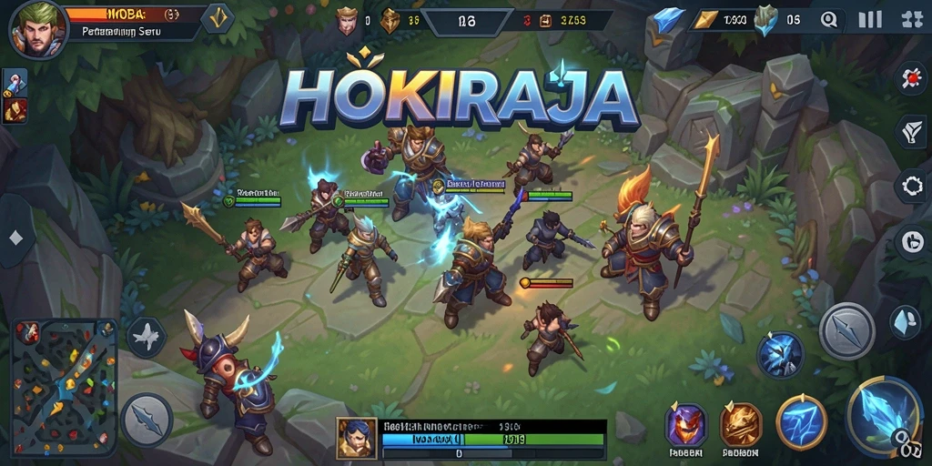 Tampilan gameplay HOKIRAJA yang seru dan dinamis.