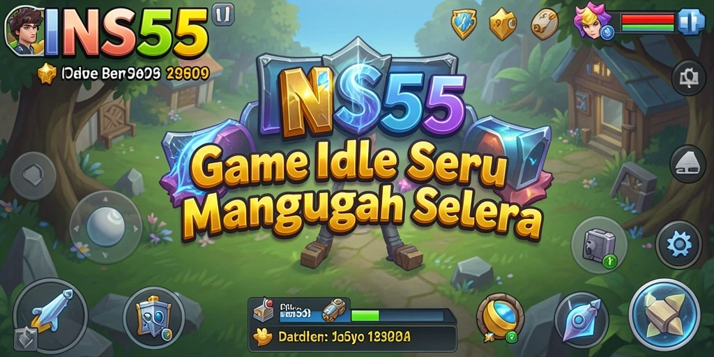 Screenshot gameplay INS55 yang menunjukkan pengalaman bermain Idle yang seru.