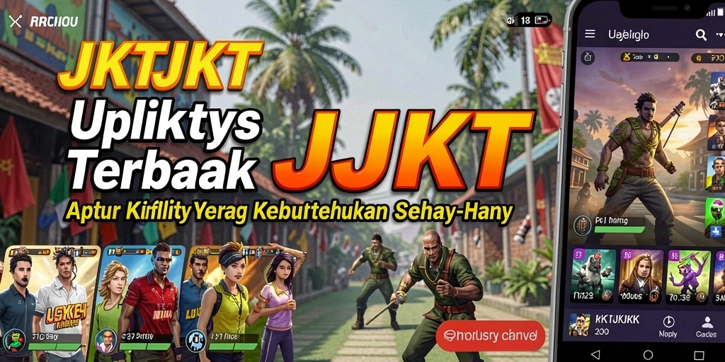 Tampilan antarmuka pengguna JKTJKT yang sederhana dan efektif.