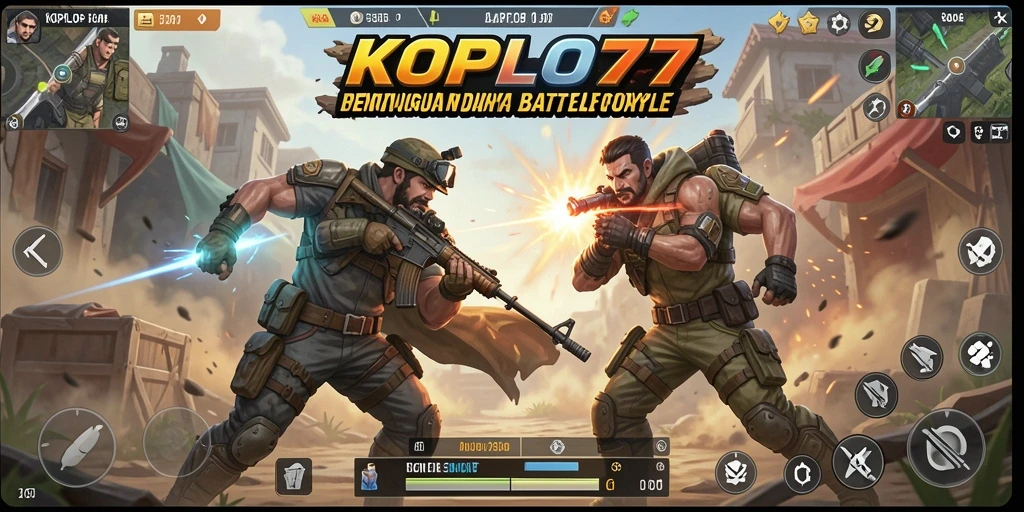 Tampak aksi seru dan intens di KOPLO77.
