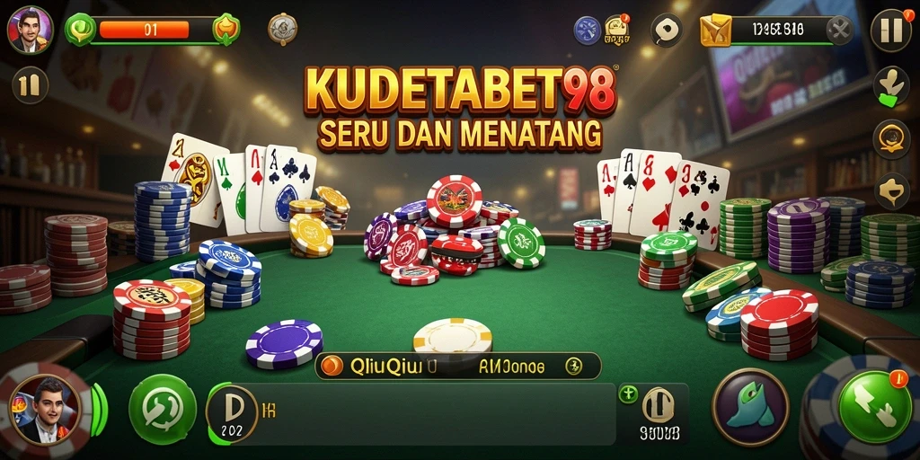 Gameplay QiuQiu yang seru dan menantang dari KUDETABET98.