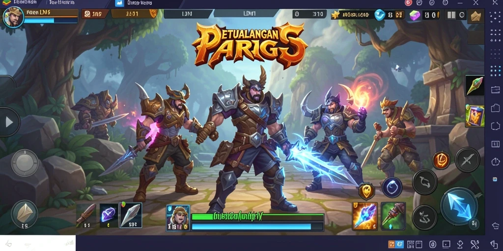 Tampilan gameplay seru di dunia fantasi LDN11.