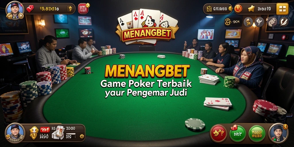 Tangkapan layar gameplay Poker di MENANGBET yang menarik dan interaktif.