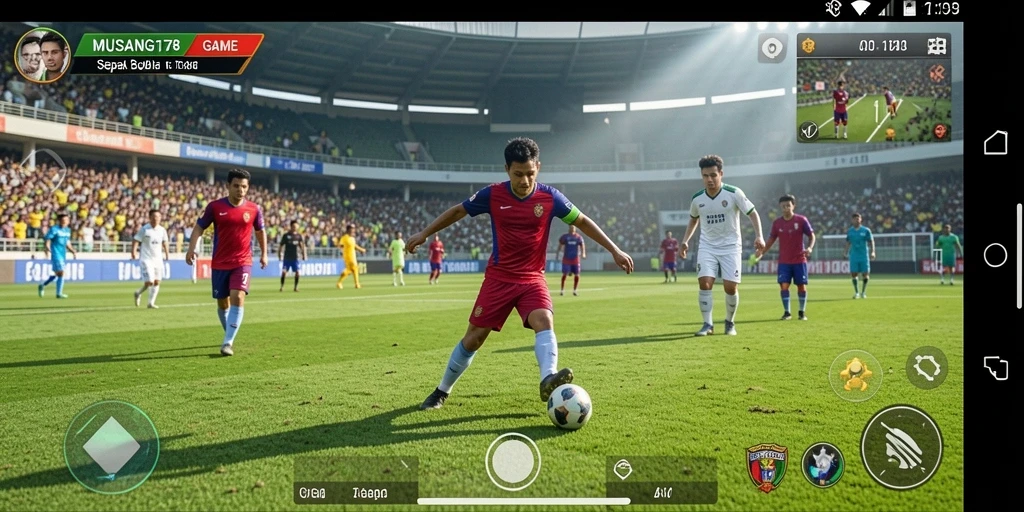 Tangkapan layar gameplay dari MUSANG178 dengan aksi seru di lapangan.