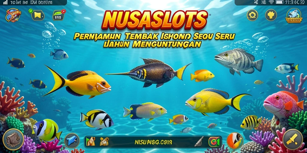 Gameplay seru dengan berbagai jenis ikan di NUSASLOTS.