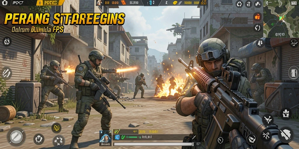 Tampilan menarik dari gameplay intens PCPC7 yang mendebarkan.