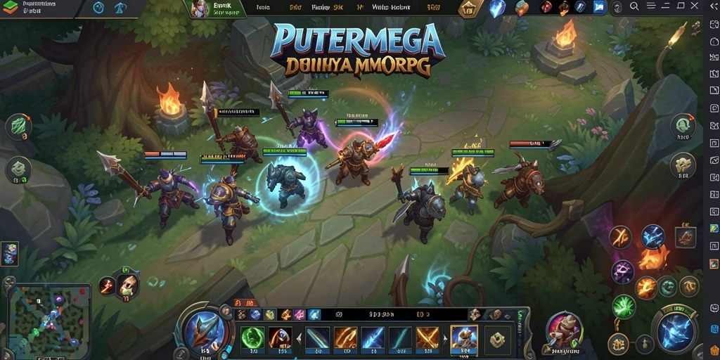 Gameplay epik PUTERMEGA dalam dunia MMORPG yang menarik.