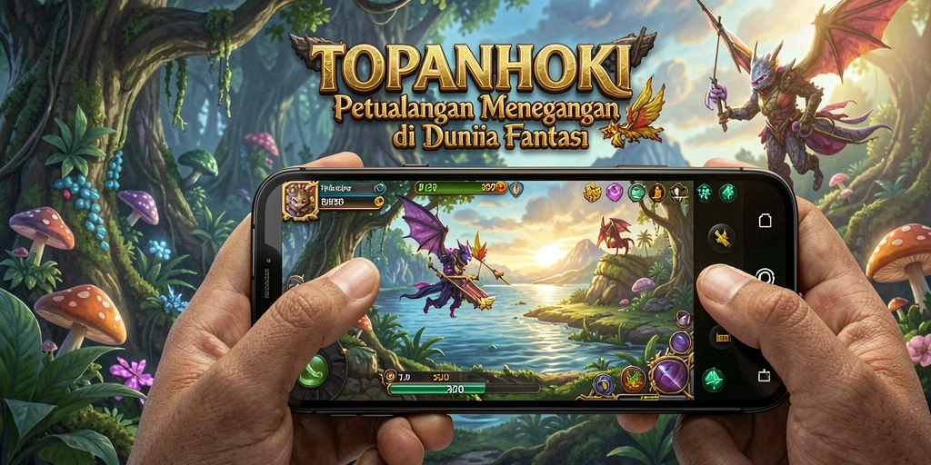 Tampilan gameplay menarik dalam dunia petualangan yang luas.