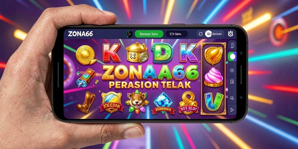 Tampilan menakjubkan dari gameplay Slot ZONA66 yang mengundang.